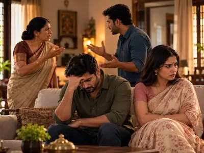 पितृ दोष के संभावित संकेत: मान्यताओं के अनुसार पितरों की अशांति से घर में लड़ाई-झगड़े और कलह जुड़े हो सकते हैं - पितृ पक्ष 2026 में गौ-सेवा से पितृ शांति की कामना